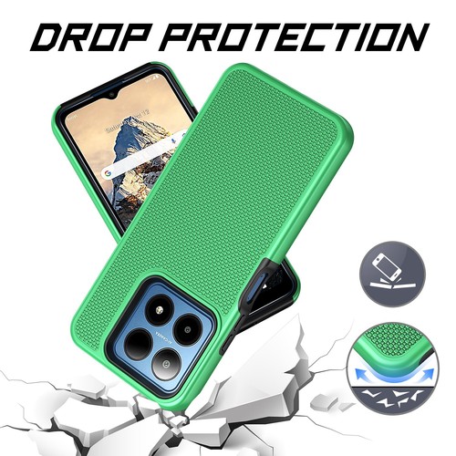 For Boost Summit 5G (2024) Phone Case Hybrid Protector Cover + Tempered Glass - Picture 30 of 32