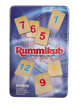 Rummikub Miniature Travel Tiles Individual Replacement 1.06 Inch Tall 2020 Tin