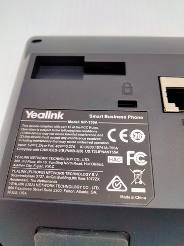 Yealink SIP-T55A Mid-Level Android Desk Phone 4.3in Touch Screen open box - Picture 4 of 8