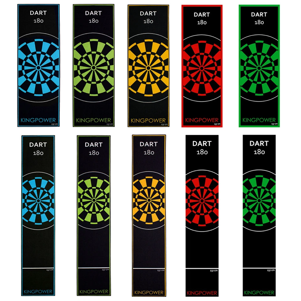 Dart Matte Dartteppich Turnier Matte Dartmatte Teppich Darts 2 Größen Kingpower