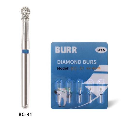 5 pcs Zahnarzt Diamant Bohrer Schleif Fräs Präparation Dental High speed Turbine - Bild 677 von 757