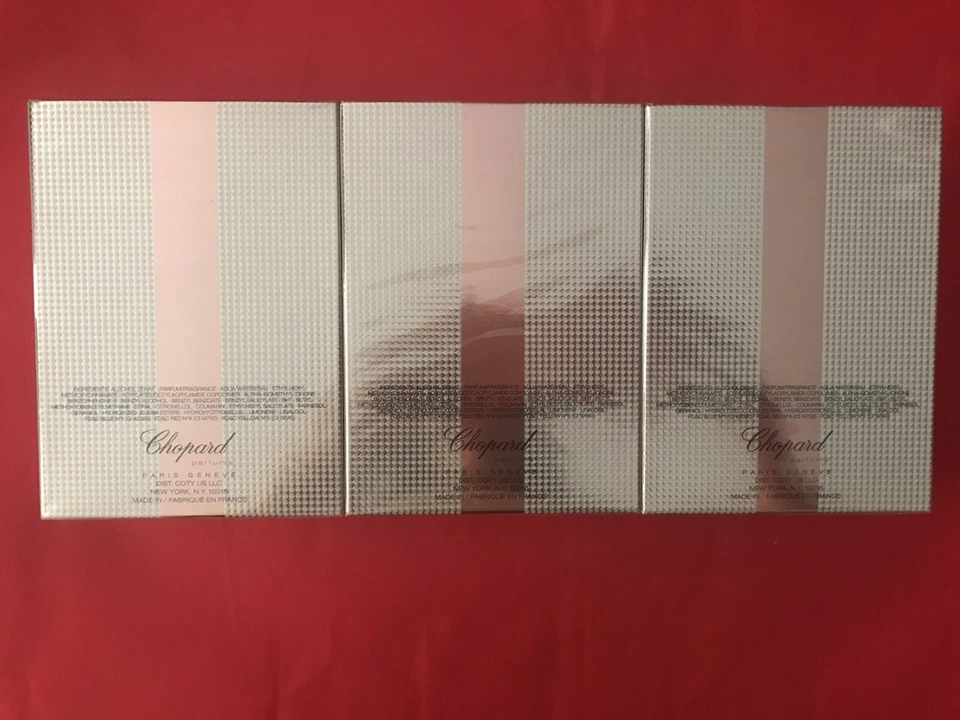 Juego de 3 Chopard Cascade Edp 75 ml 2,5 fl oz nuevo sellado descontinuado Foto 3 de 3