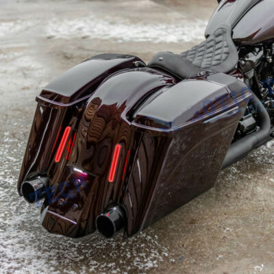 Astra Depot 3 In 1 LED Rear Fender Bagger Filler Panel Brake Turn - Foto 6