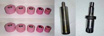 VALVE SEAT GRINDING STONES SET OF 10 PCS WITH SIOUX HOLDER 11/16'' Thread Best