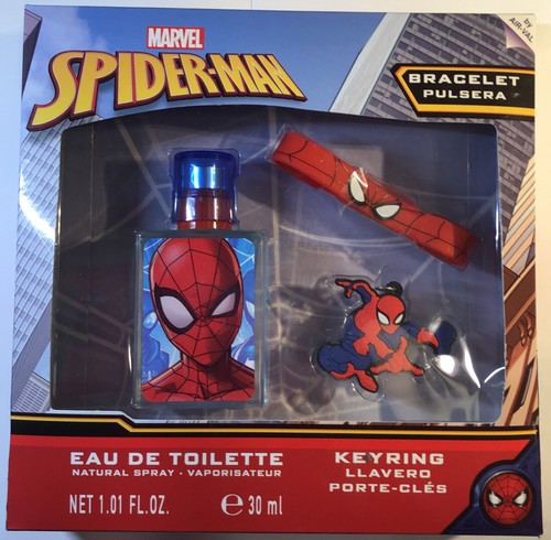 Marvel Spiderman Gift Set 3 Pc Boys Eaus De Toilette Natural Spray Keychain  #I | eBay