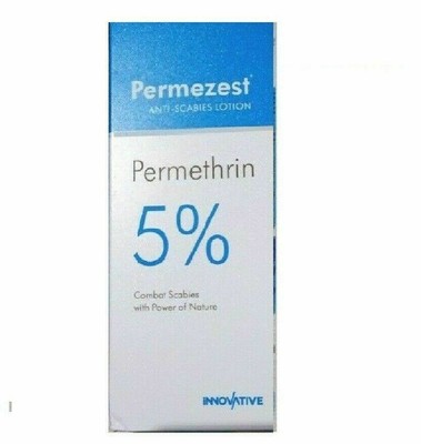 Permethrine 5 Lotion For Scabies Pubic Lice 3 X 60ml Free
