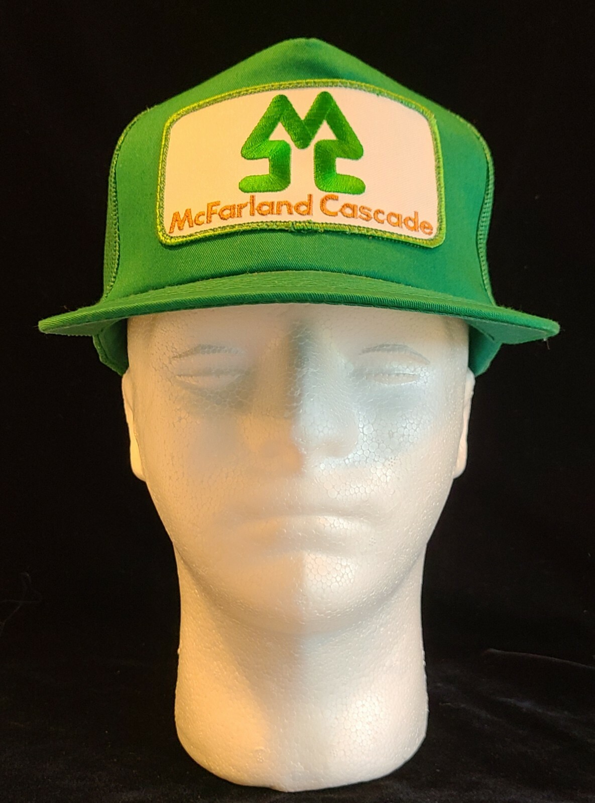Vintage McFarland Cascade Green Trucker Hat Dad Hat… Gem