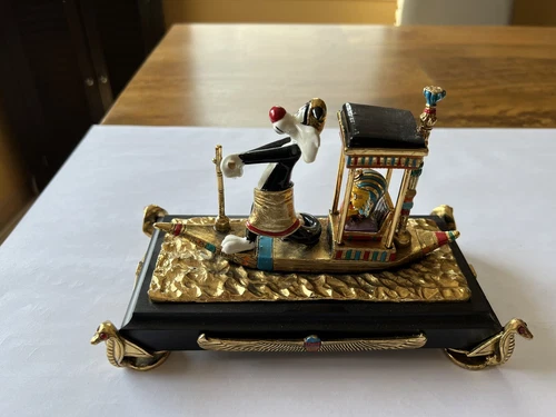 Ron Lee LOONEY TUNES Tweety&Sylvester Egyptian Collection Cruising Down the Nile