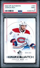 2024 UD SP AUTHENTIC #107 JOSHUA ROY 954/999 PSA 9