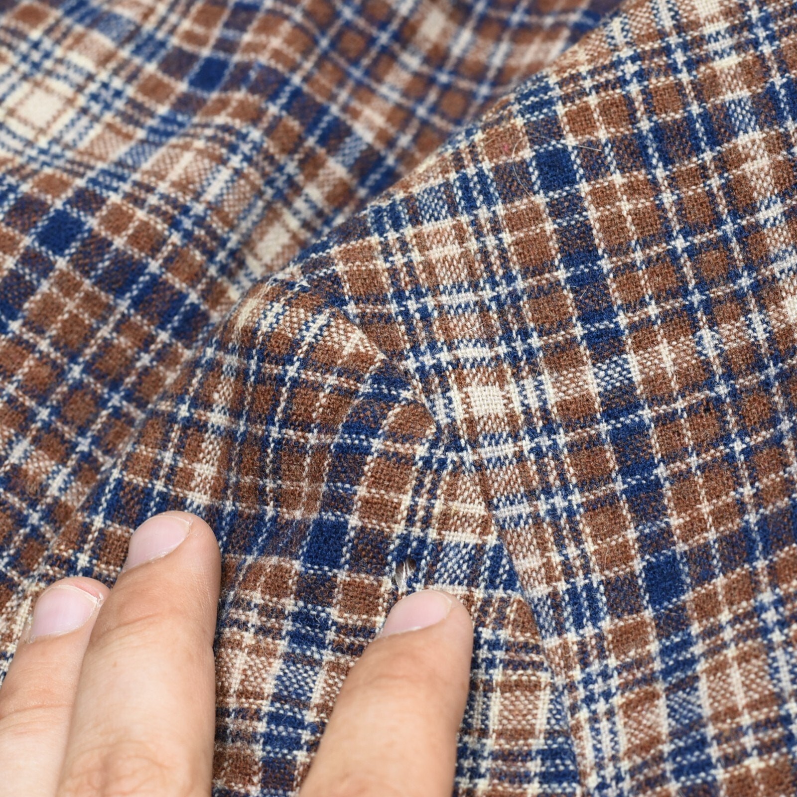 Pendleton Blazer Button Plaid Wool Multicolor Siz… - image 7