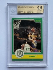 1984 Star Celtics Champs - Kareem Abdul Jabbar #20 BGS 9.5