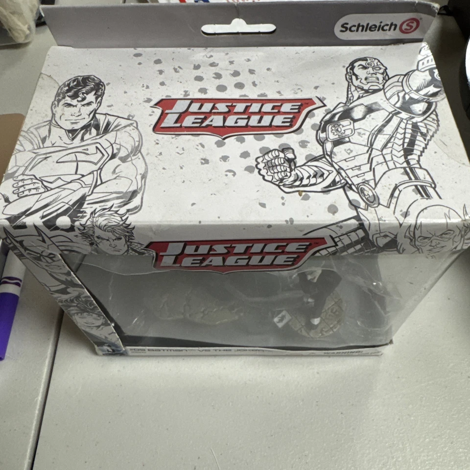 Schleich Liga de la Justicia #09 Batman vs El Guasón #22510 Coleccionable Nuevo Foto 2 de 4