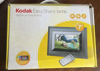 Kodak EasyShare SV710 digital picture frame in box, unused