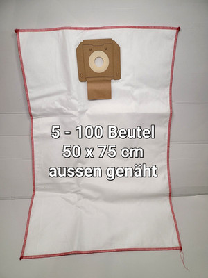 5-100 Beutel genäht kompatibel mit Parkside PPWD 30 A1,PPWD 30 B2, PPVFT 30 A1
