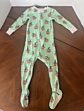 The Beaufort Bonnet Company Pumpkin Halloween Sleeper Pajamas Size 18/24Month