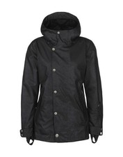 O'Neill Freedom White Gold Snowboard Jacket Womens Medium Blackout Snakeskin New