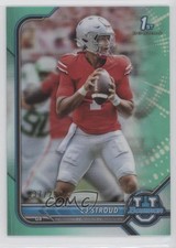 2021-22 Bowman U Chrome Prospects Aqua Refractor 37/299 CJ Stroud #3 on7