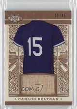 2025 Leaf Lumber Game Used Lumber Bronze 30/45 Carlos Beltran #GL-16 v9t