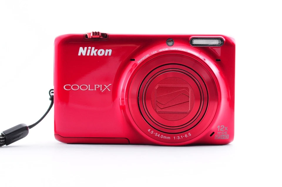Nikon Coolpix S6500 Red Near Mint Compact Digital Camera Y3271 - Image 2 of 4