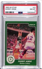 1983-84 Star Danny Ainge #27 PSA 8 