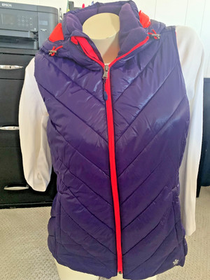Tek Gear Purple Quilted MED Lined Water-Resistant Detachable Hood Washable