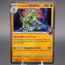 Team Rocket's Tyranitar 096/182 (Cosmo Holo) SV10: Destined Rivals Pokemon TCG N