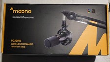 Maono PD200W Wireless Dynamic Microphone Dynamic Transducer Black NEW