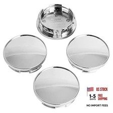 2.5Inch 63MM Wheel Center Caps for Dodge RAM Outer 63MM , Inner 56MM Chrome