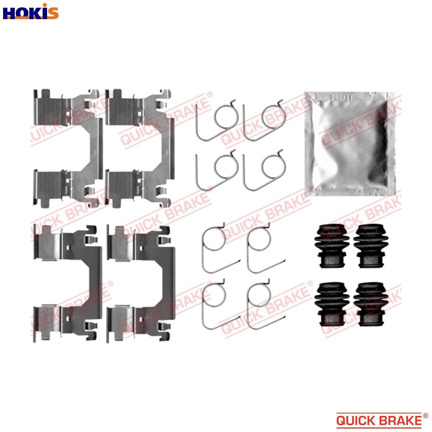 ACCESSORY KIT DISC BRAKE PAD 109-0053 FOR RENAULT KADJAR KOLEOS/II/SUV MEGANE