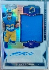 2024 Panini Certified -Freshman Fabric Mirror Signature Blake Corum FMS-BCM /399