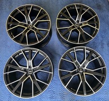 OEM Original 22" 2019+ Audi Q8 SQ8 RSQ8 Q7 SQ7 Black Optic Wheels Rims Excellent