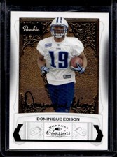 2009 Panini Donruss Classics Dominique Edison Rookie RC Auto #/499 Titans