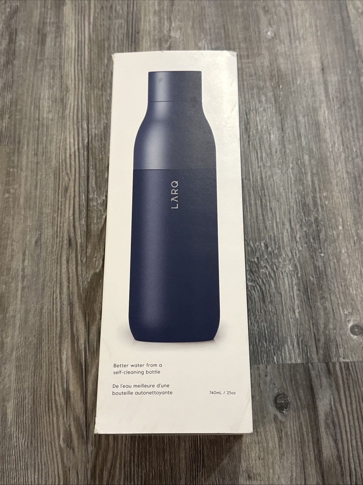 LARQ PureVis Water Drinking Bottle Insulated Monaco Blue 740mL/25oz -New