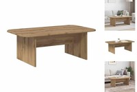 Couchtisch Kaffeetisch Beistelltisch Wohnzimmertisch Artisan-Eiche 93X53X33 Cm