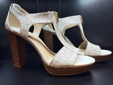 Michael Kors Women's Berkley T-Strap Platform Dress Sandals PV21K Size: US 9.5