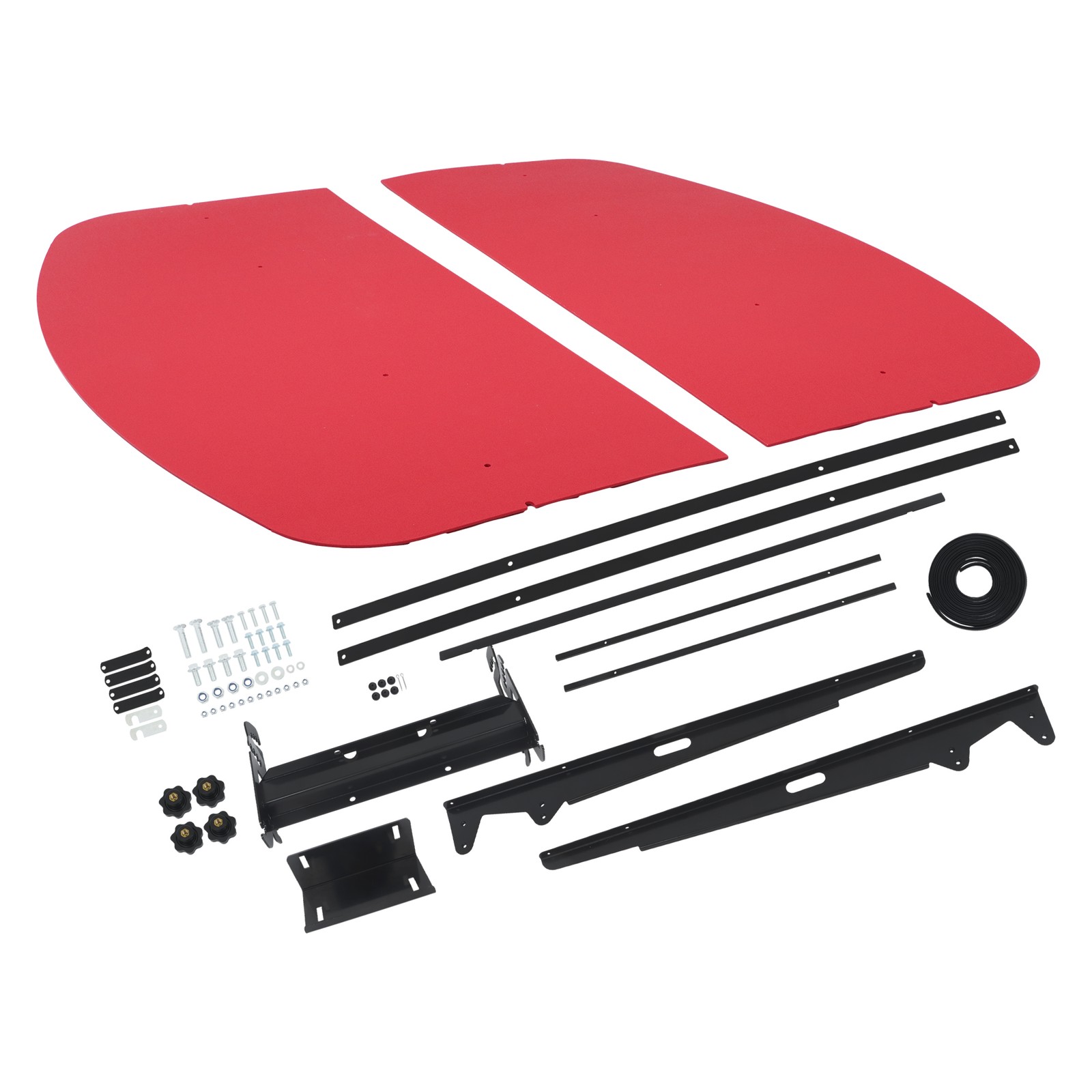 2" x 2" or 2" x 3" Red For Rops Canopy For Tractor and Mowers Umbrella 52" X 52"