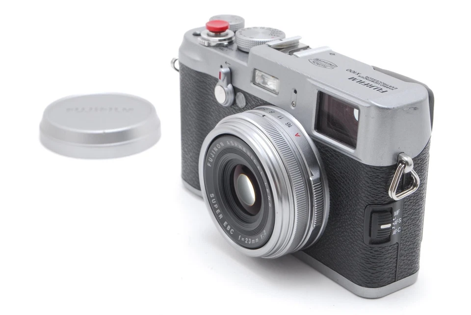 [EXC+6 w/charger] Fujifilm FinePix X100 12.3MP Digital Camera Silver From JAPAN - Image 4 of 4