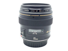 Canon EF 85mm F/1.8 USM w/Caps Portrait Prime AF Lens Canon EOS JAPAN Exc