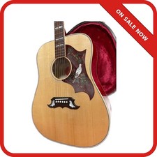 Gibson DOVE Acoustic Guitar 2022 Antique Natural Flame Maple Back & Sides