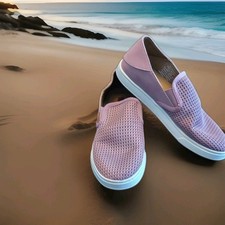 Olukai Pehuea Shoes Womens Size 7.5 Mauve Rose Slip On Lightweight F 