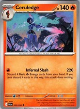Ceruledge 020/094 Uncommon Phantasmal Flames Pokemon Near Mint