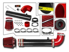 Short Ram Air Intake Kit MATT BLACK + RED Filter for 95-00 B4000 Pickup 4.0L V6