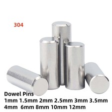 Stainless Steel Dowel Pins DIN7 Parallel Pins 1/1.5/2/2.5/ 3/3.5/4/5/6/8/10/12mm