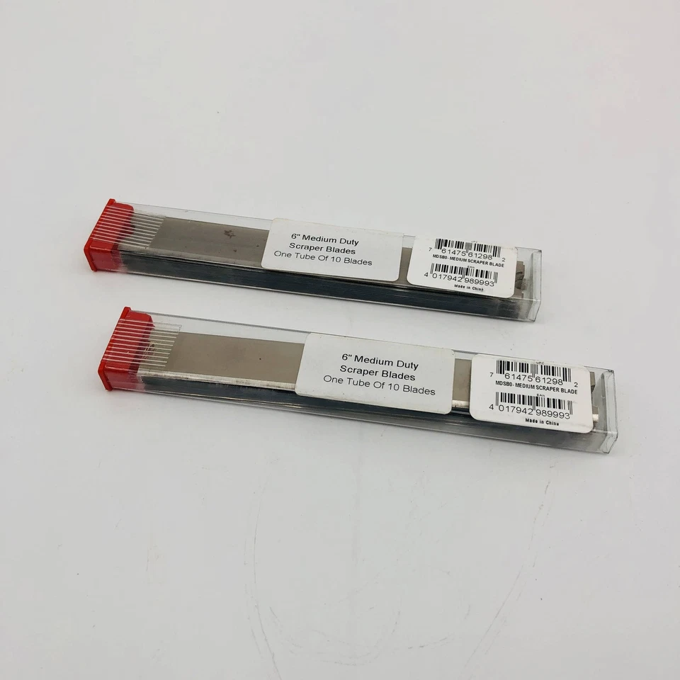 Unger MDSB0 Replacement Blades 6" Double Edged .036in Thick Medium Duty 20pk - Image 2 of 4