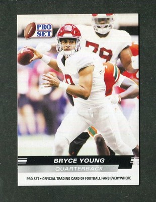 Bryce Young Alabama Rookie Quarterback 2022 Leaf Pro Set Football Card #PS-01 RC