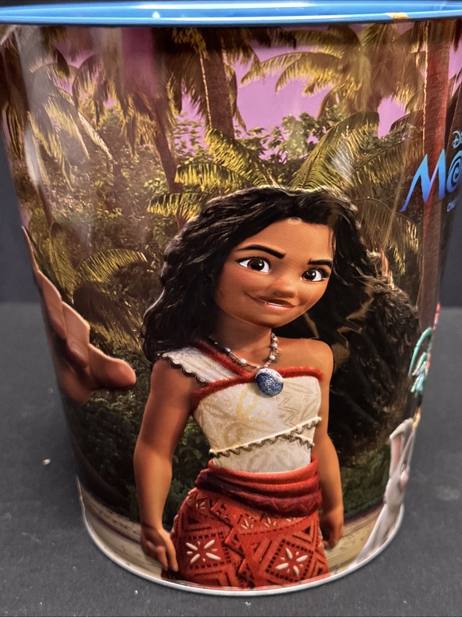 Disney Moana 2 AMC Tin Popcorn Bucket And Kakamora Sipper