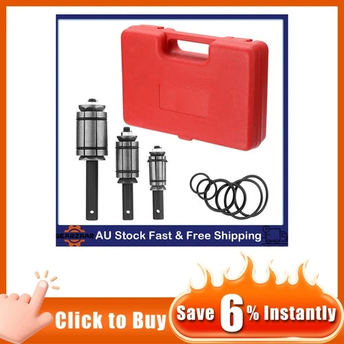 3 PCS Car Tail Pipe Expander Set Muffler Exhaust Pipe Dent Remover Tool Kit AU