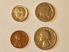 Vintage U.S. Coin Lot/1978 D Error Filled In, 1964 Dime, And More!