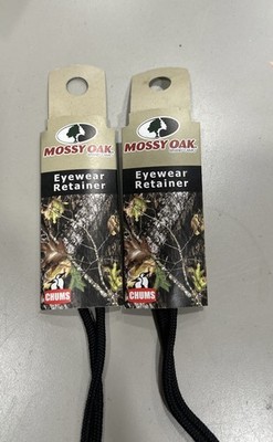 CHUMS MOSSY OAK/Foster Grant CROAKIES EYEWEAR RETAINER NEW black LOT of 11