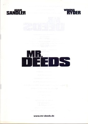 Mr. Deeds - Winona Ryder - Adam Sandler - John Turturro - Presseheft